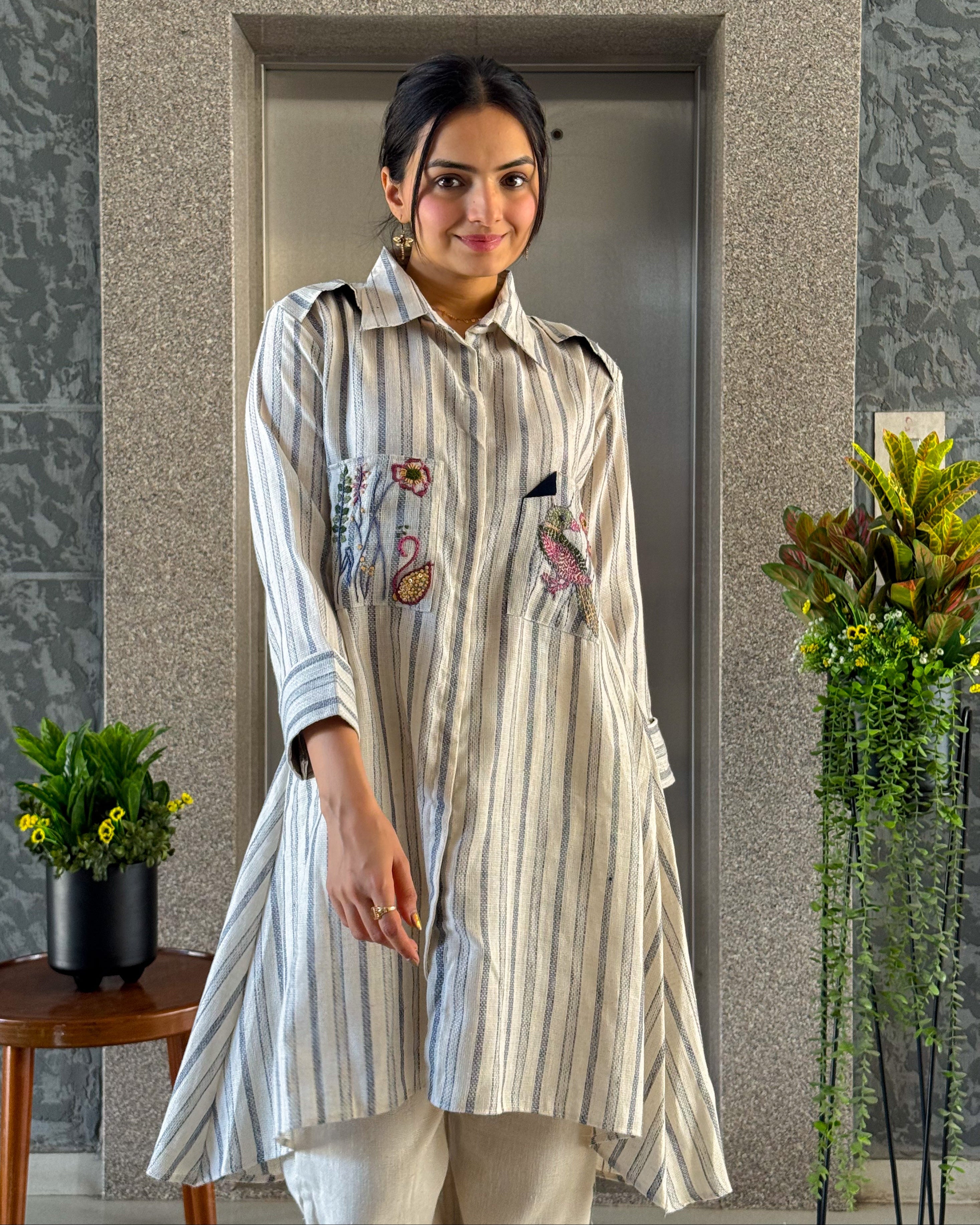 Off White Ethnic Co ord Sets