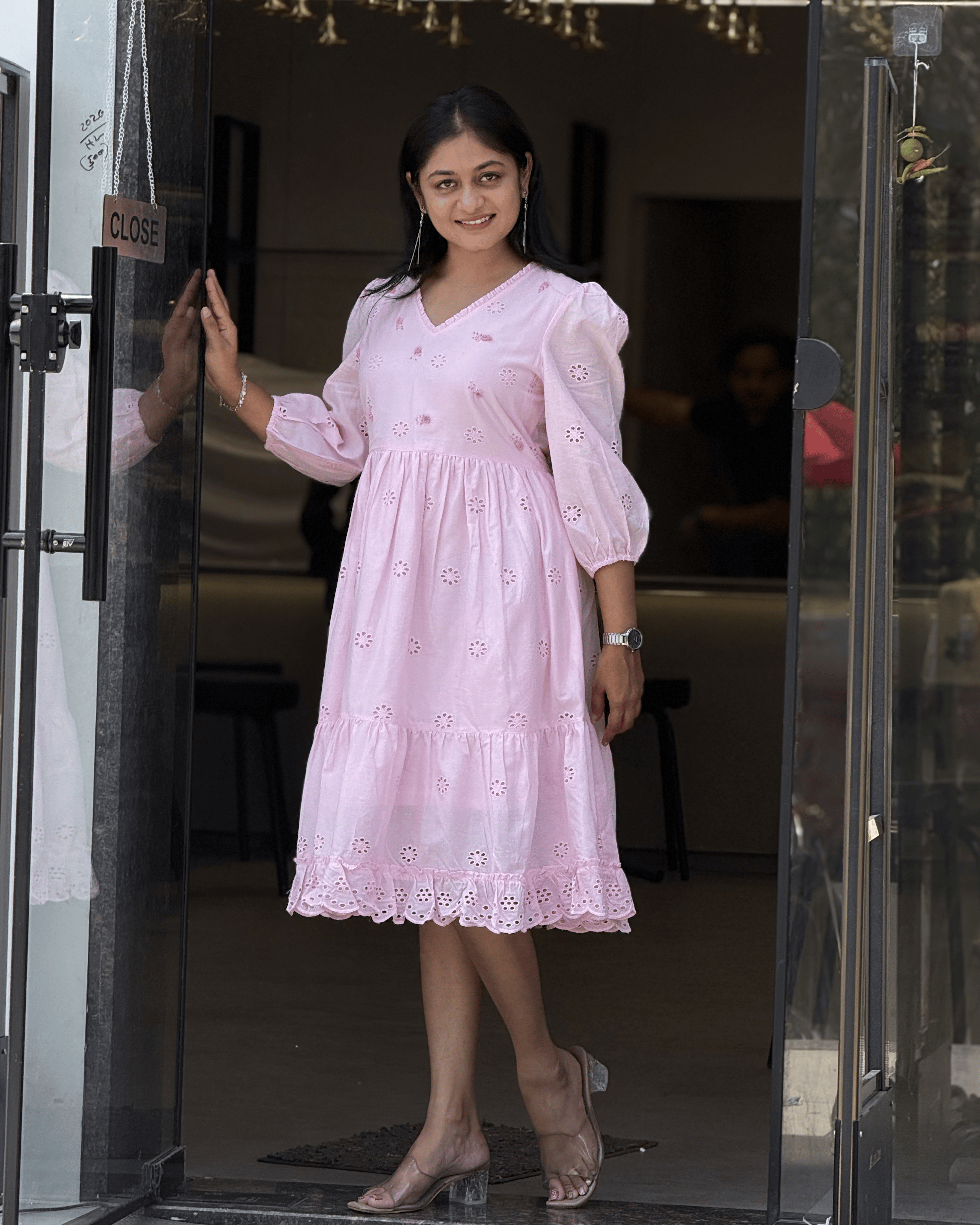 Baby Pink One Piece Dress for Girls