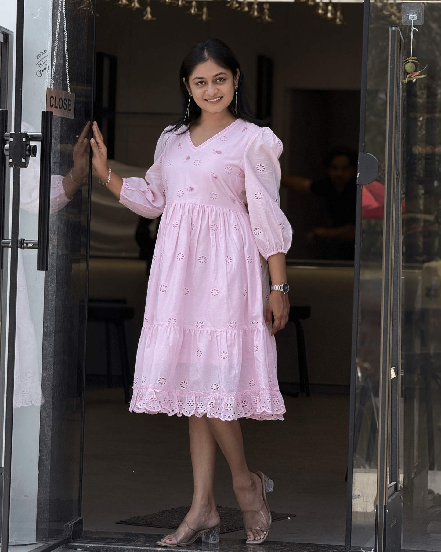 Baby Pink One Piece Dress for Girls