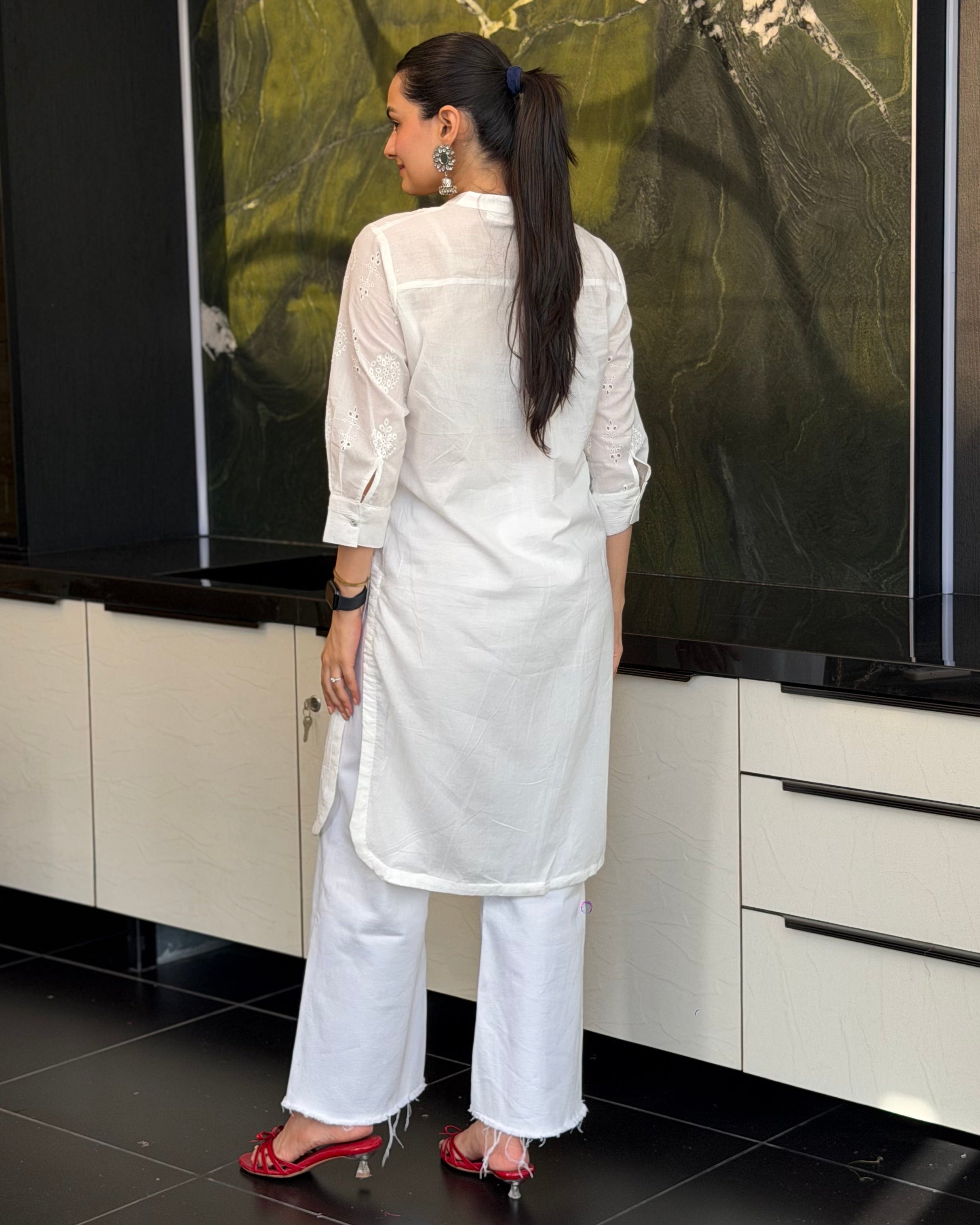 White Single Kurti