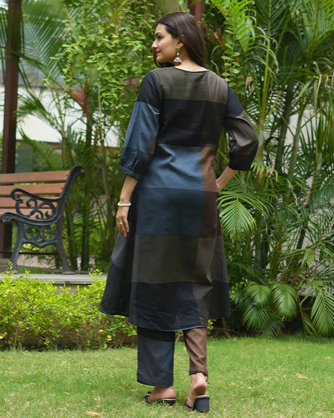 Minimalist ethnic design combines contemporary fashion with timeless elegance