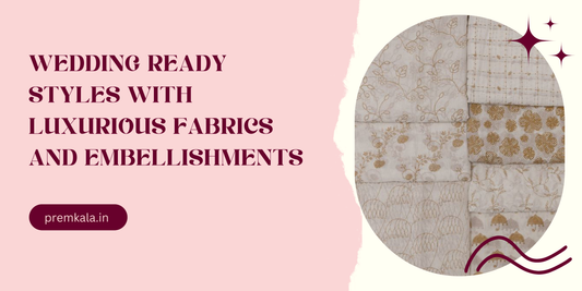 Wedding Ready Styles with Luxurious Fabrics and Embellishments