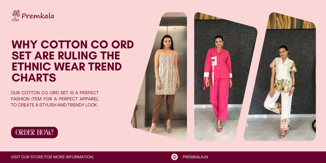 Why Cotton Co Ord Set Are Ruling the Ethnic Wear Trend Charts