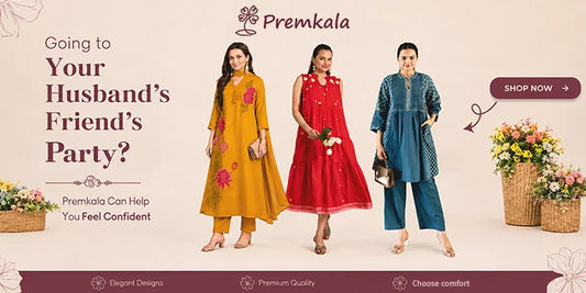 Going to Your Husband's Friend's Party? Premkala Can Help You Feel Confident