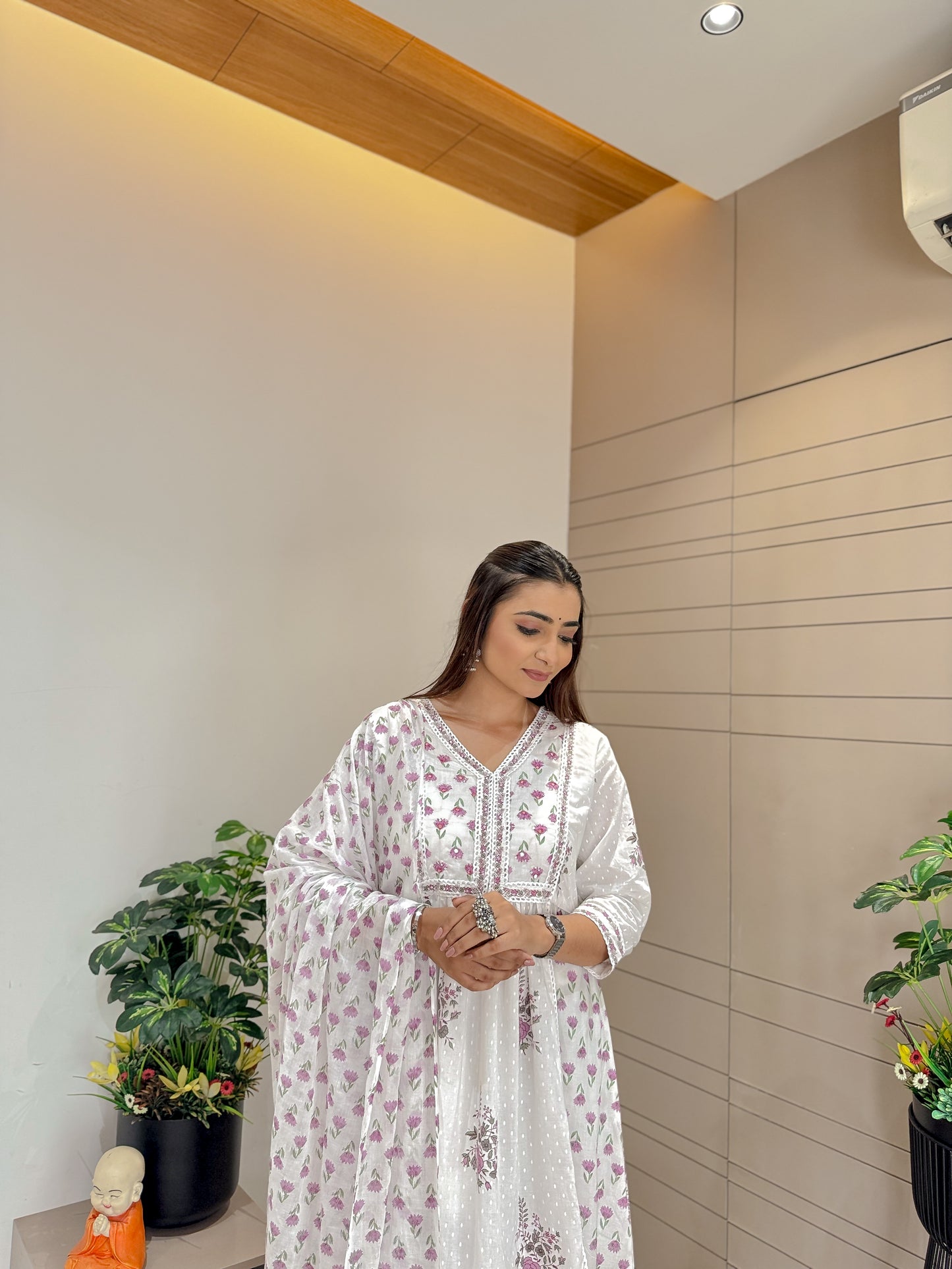 Full Length Pair With Printed Dupatta 