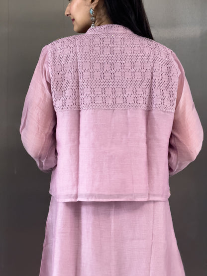 Pink One Piece Dress For Girls