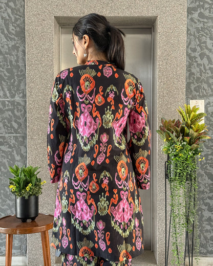 Black Cotton Co Ord Sets Women