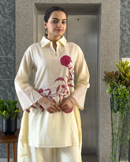 Wine Ethnic Co ord Sets