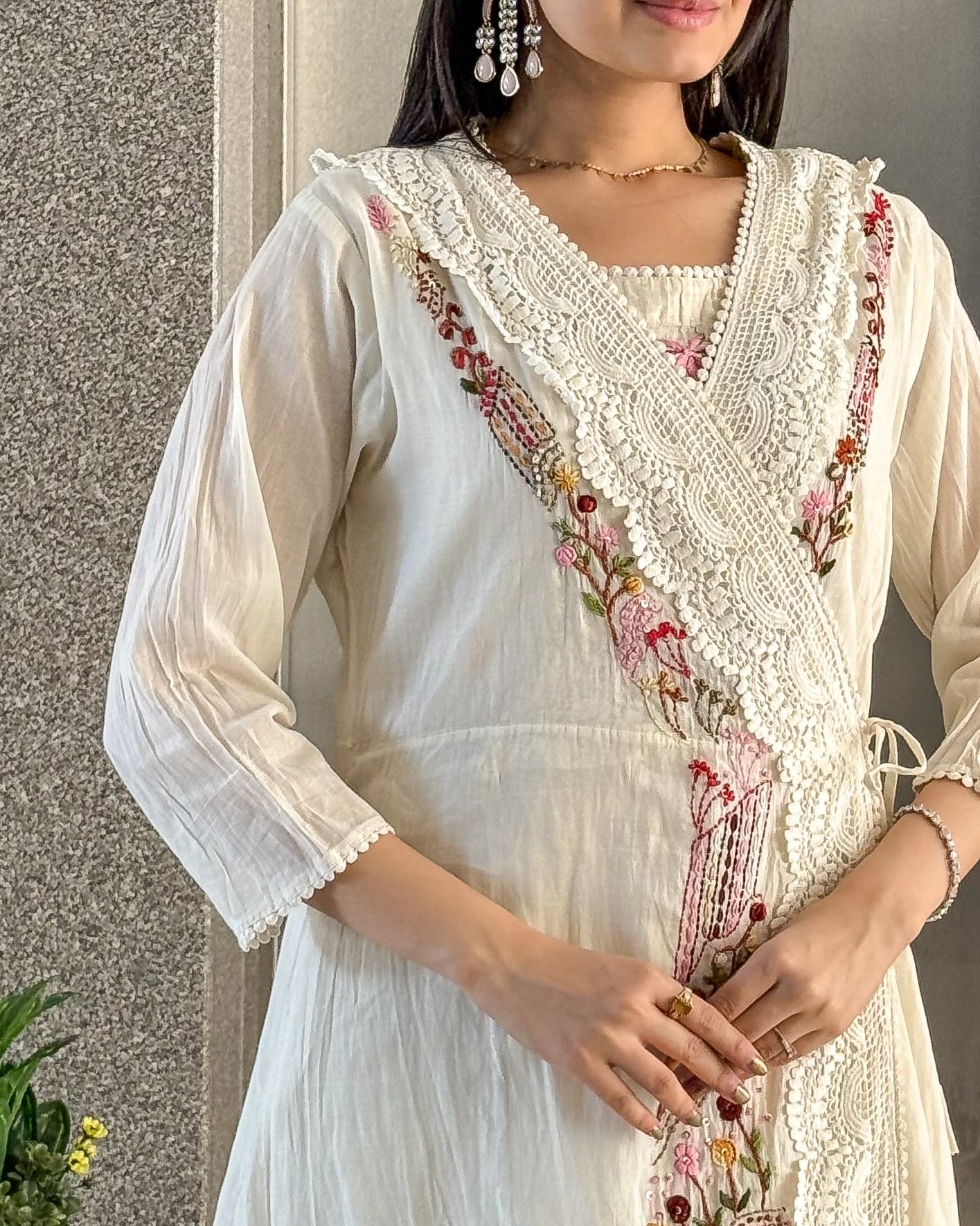 White Gown For Girls