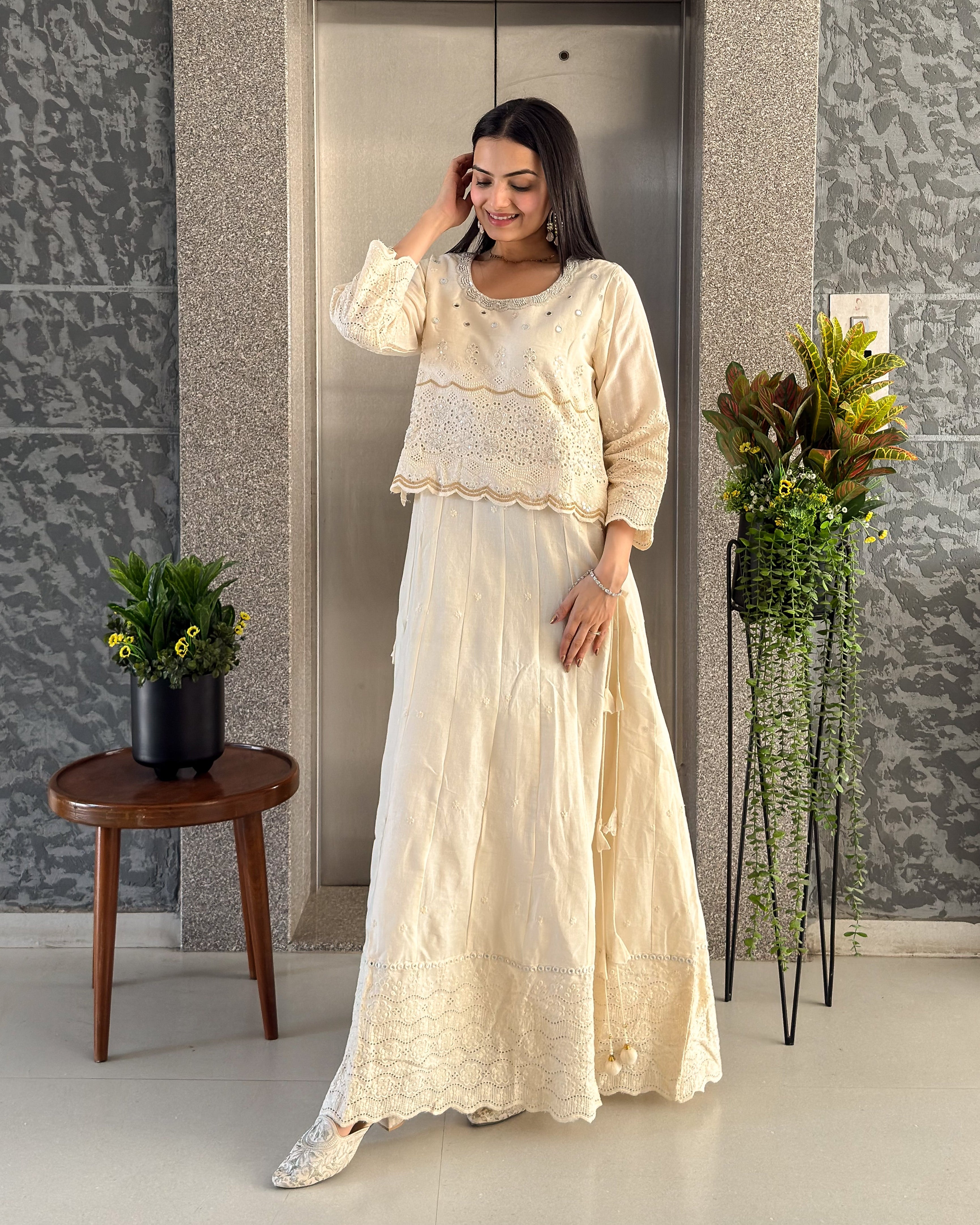 Off White Gown For Women