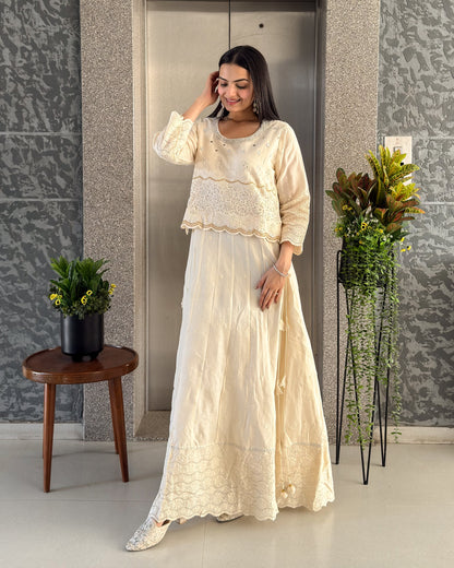 Off White Gown For Women