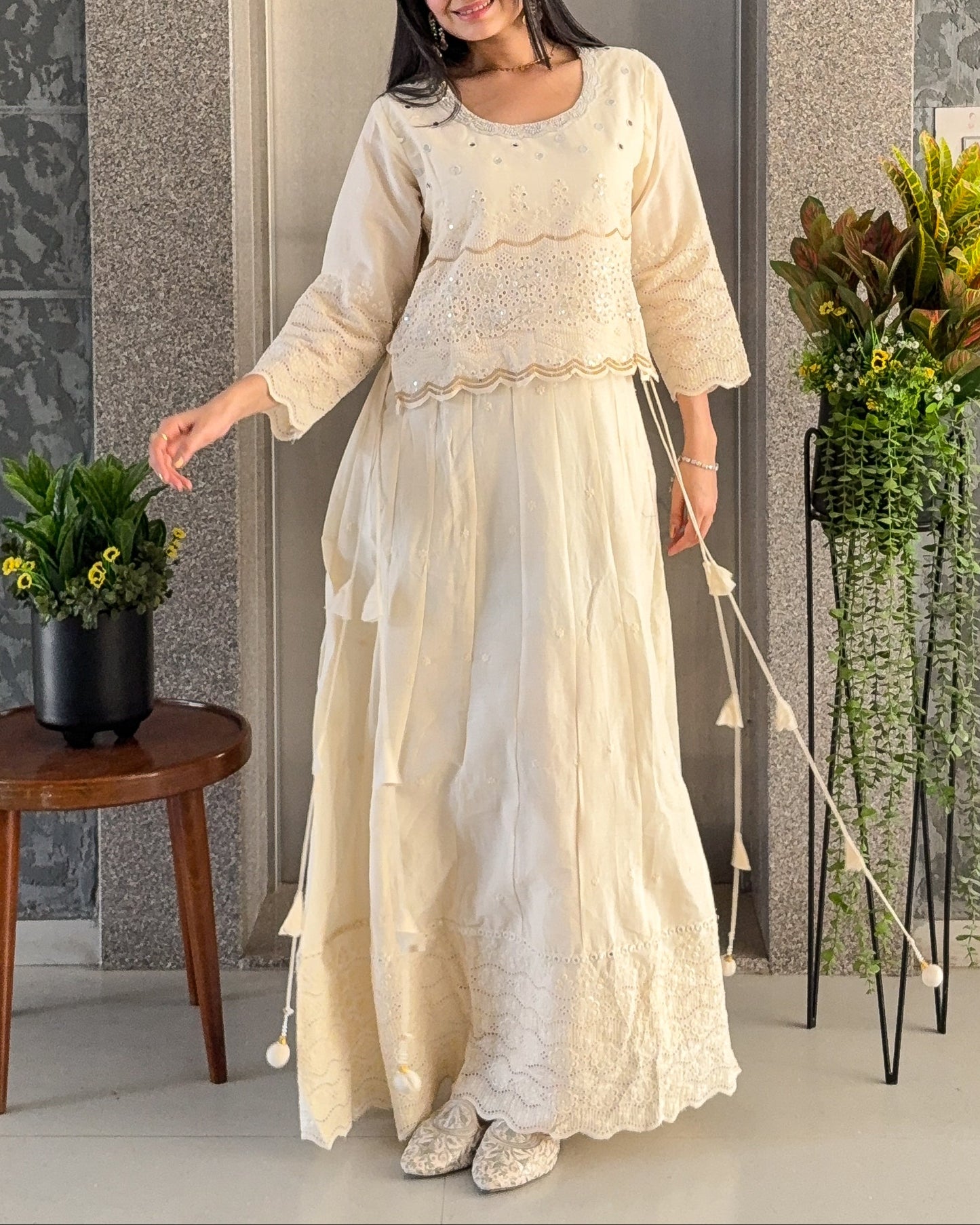 Off White Gown For Women