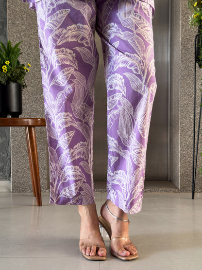 Lavender Cotton Co ord Sets