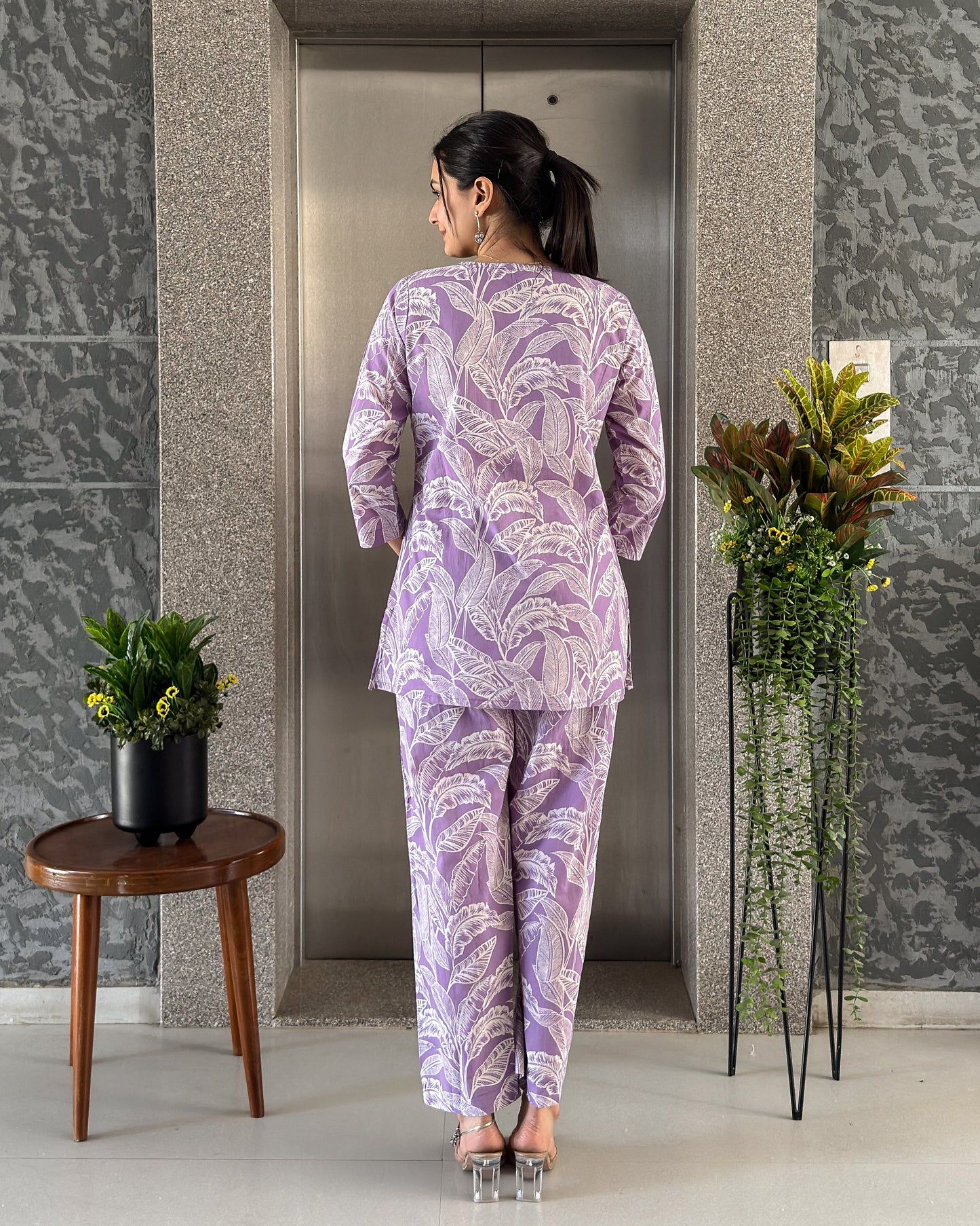 Lavender Cotton Co ord Sets