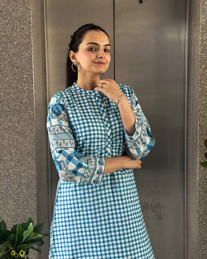 Sky Cotton Co ord Set Women