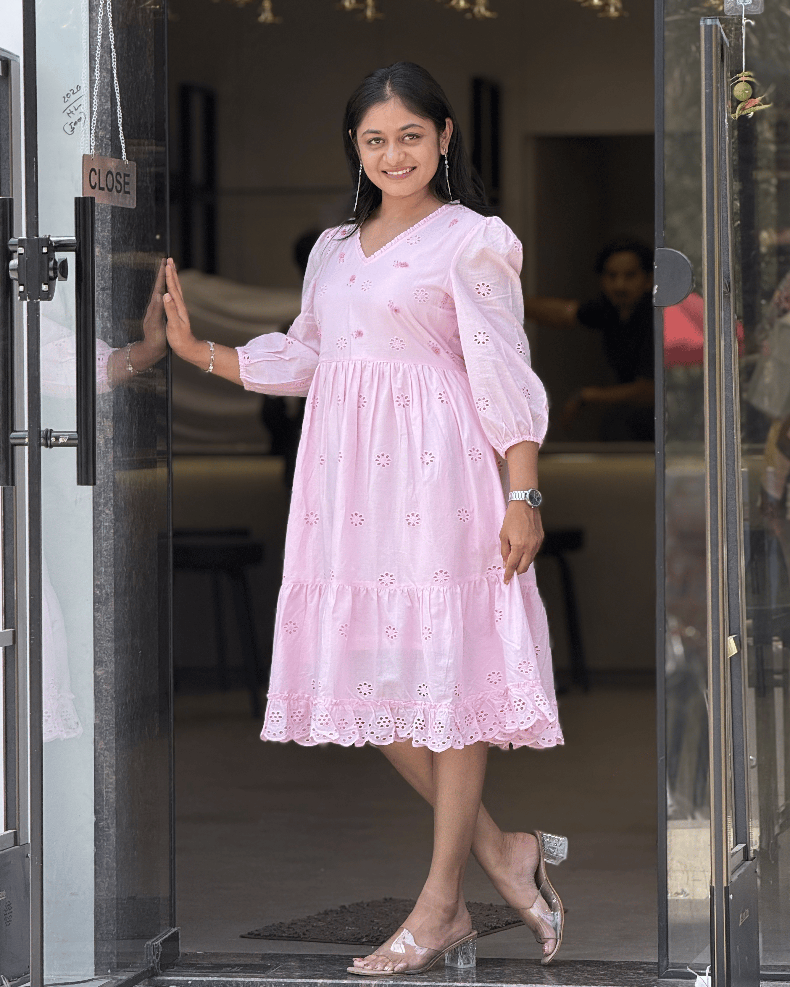 Baby Pink One Piece Dress for Girls