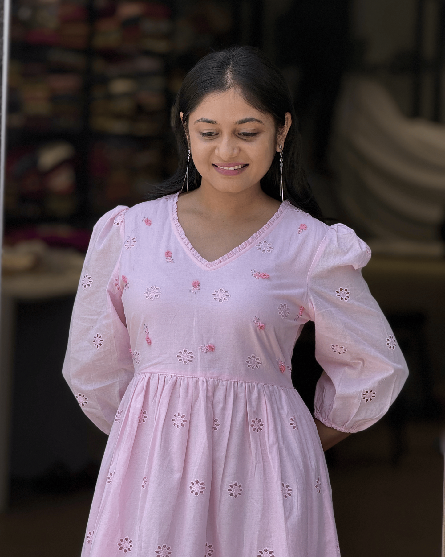 Baby Pink One Piece Dress for Girls
