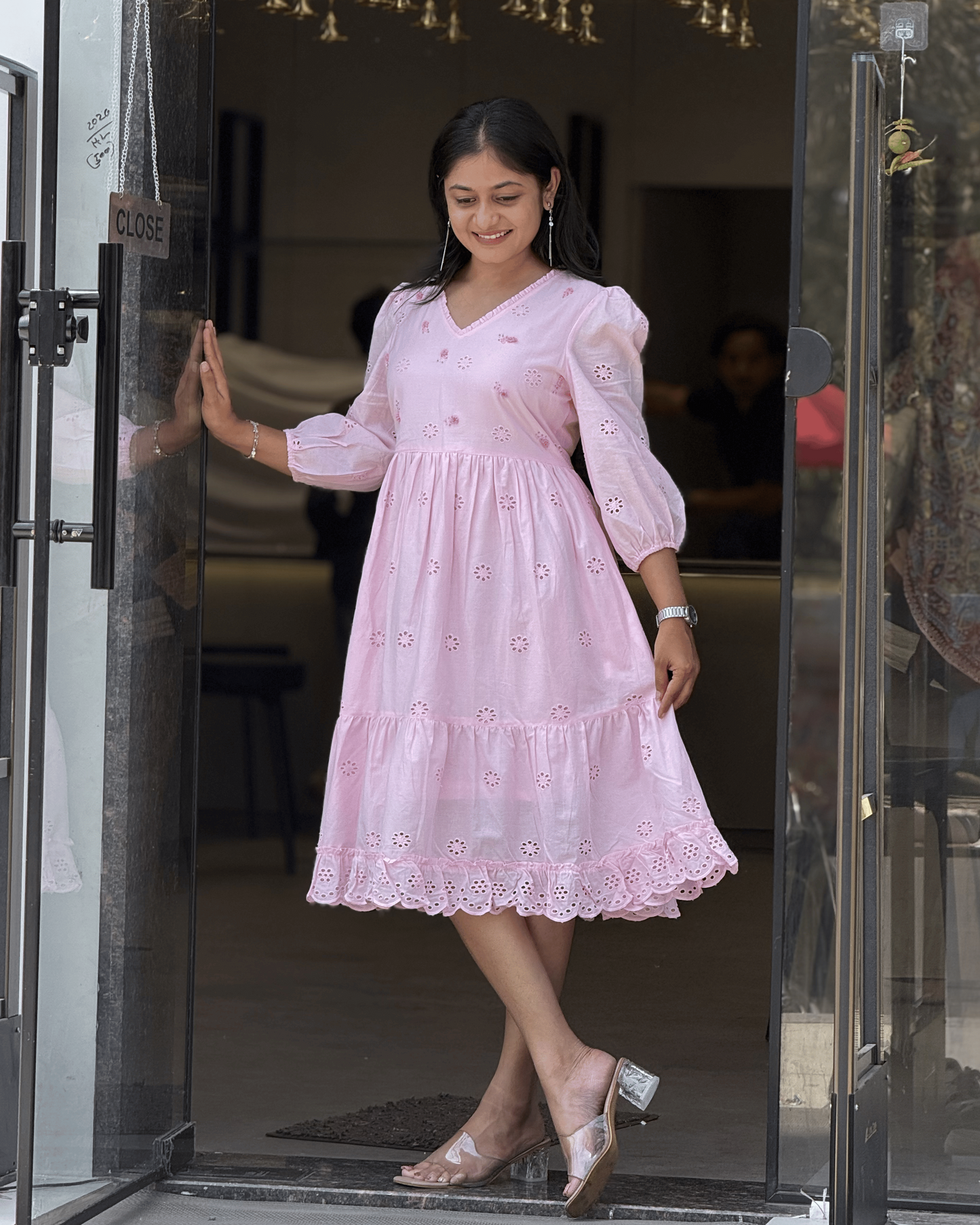 Baby Pink One Piece Dress for Girls