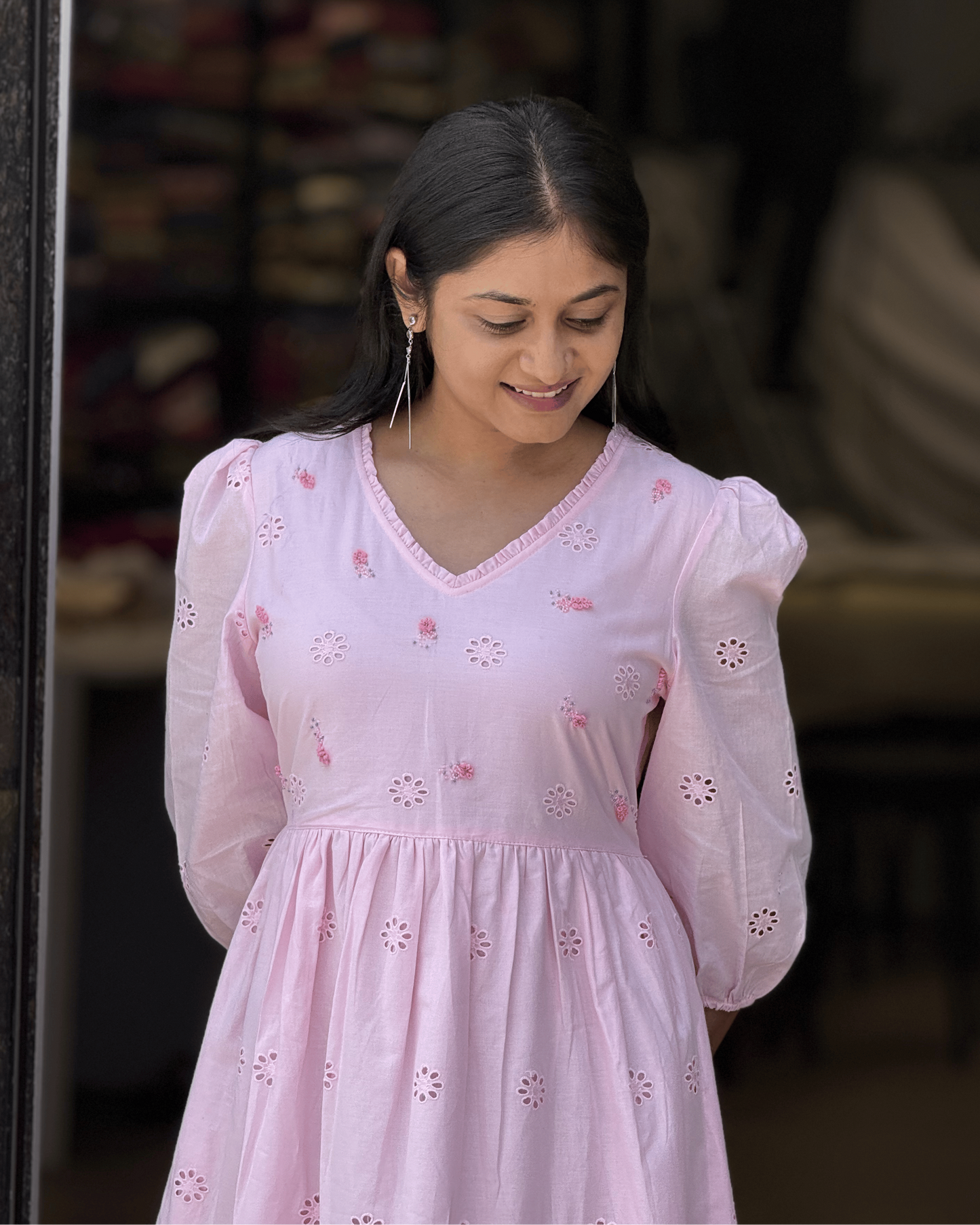 Baby Pink One Piece Dress for Girls