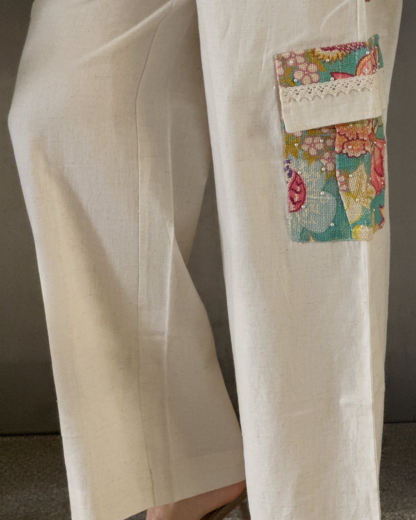 White Cotton Co ord Set Women