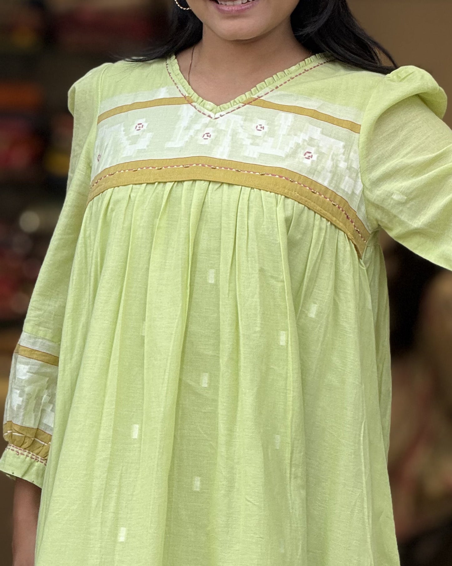 Pista One Piece Dress for Girls