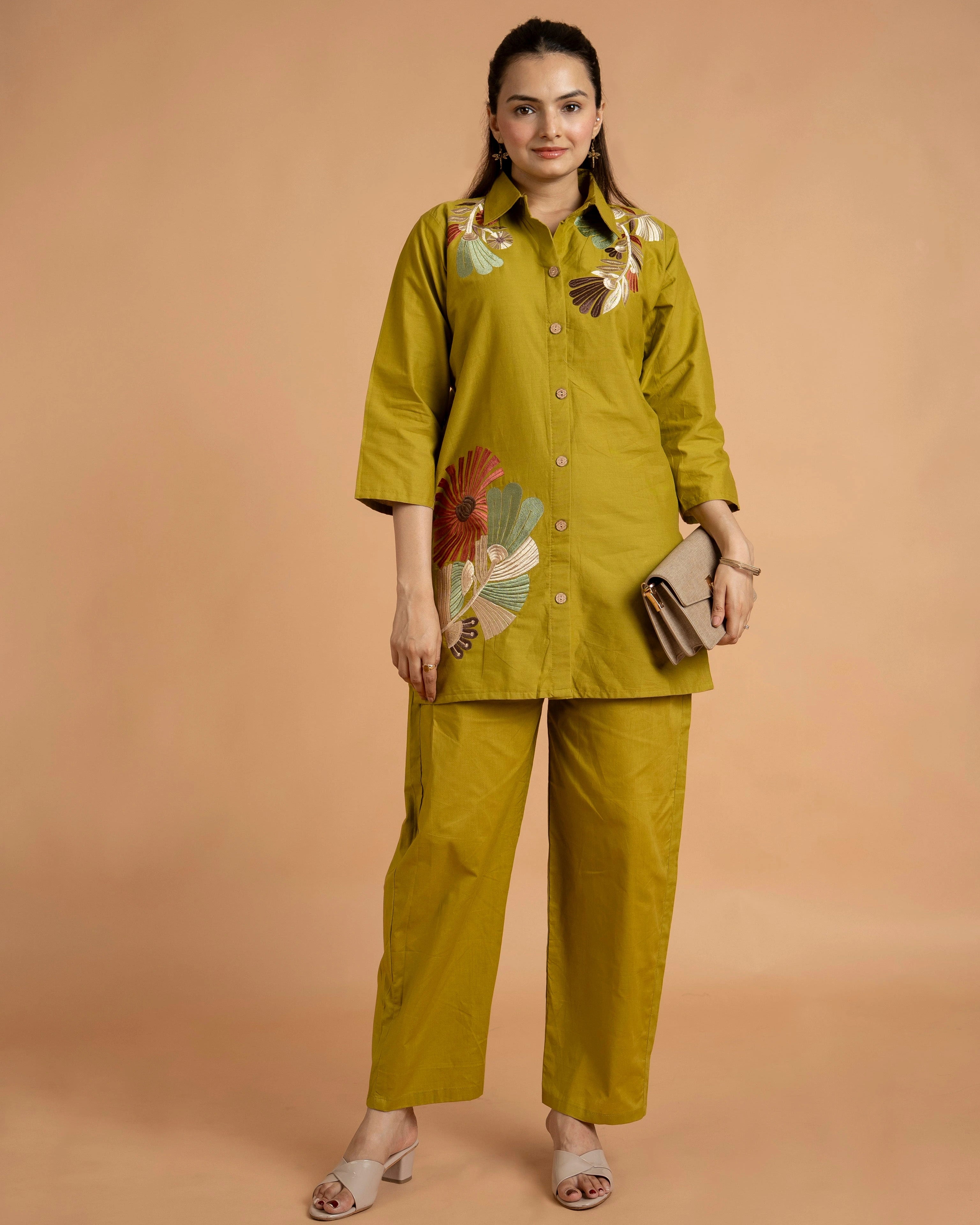 Embroidered Co-Ord Set For Women